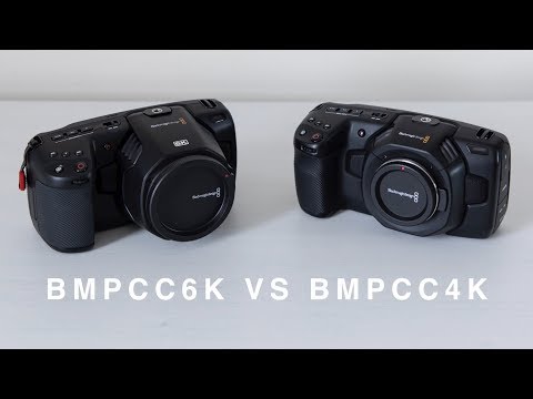 BMPCC4K VS BMPCC6K | Comparison between the Blackmagic Pocket Cinema Camera 4K and 6K