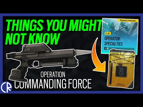 Things You Might Not Know #ad - Operation Commanding Force - 6News - Rainbow Six Siege
