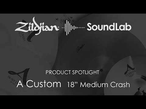 Zildjian 18 Inch A Custom Medium Crash Cymbal A20828  642388292297 image 5