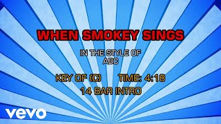 ABC - When Smokey Sings (Karaoke)