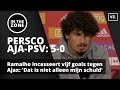 Ramalho incasseert vijf goals tegen Ajax: 'Dat is niet alleen mijn schuld'