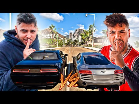 RENATO GARCIA VS THIAGO REIS - DODGE CHALLENGER JAILBREAK VS AUDI R8 - CARRO NOVO DO RENATO GARCIA