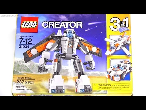 Vidéo LEGO Creator 31034 : Les planeurs du futur