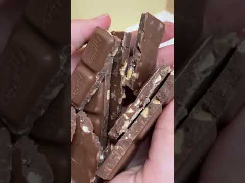 MILKA HAZELNUT CHOCOLATE #Shorts | Satisfying Video #477 #SarebSweets
