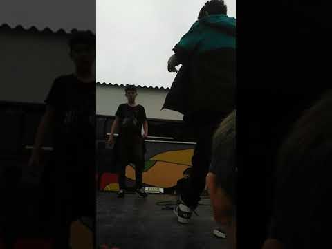 Batalla de rap en la técnica de pinamar