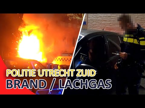 Verdachte op de vlucht | Brand | Lachgas | Politie Utrecht Zuid