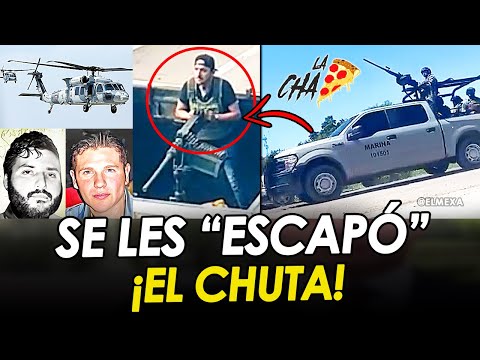 ¡¡BOMBAZO!! MARINOS y HELICÓPTEROS ARTILLADOS le CAYERON a "EL CHUTA" en CHARAY.