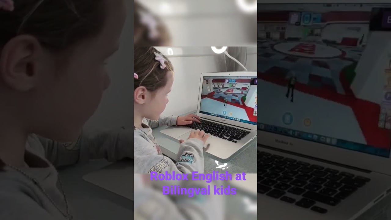 At our Roblox English lessons, kids do what they love - playing games! #englishforkids #english