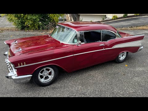 Test Drive 1957 Chevrolet Bel Air 2 Door Hardtop SOLD $39,900 Maple Motors #3302