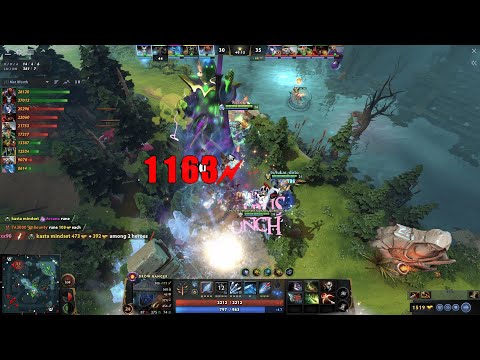 Yatoro [Drow Ranger] 62k Hero DMG Machine Gun 45k NW