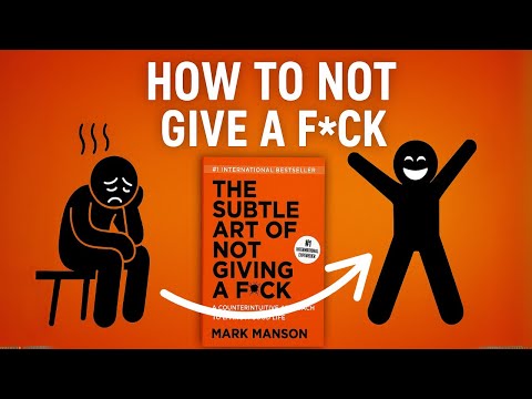The Subtle Art Of Not Giving A F*ck By Mark Manson - Detailed Animated Book Summary
