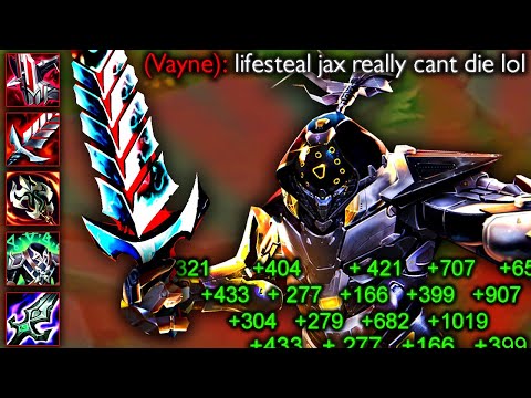 LIFESTEAL JAX REALLY CAN'T DIE (HEALING REDUCTION = WASTE OF GOLD)