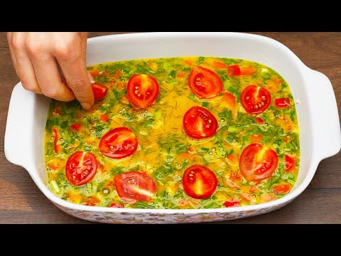 DESAYUNO para toda la familia. Pongo todo en el horno! Tasty, rápido y poco realista! Comida casera!