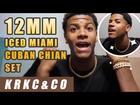 KRKC Most Popular 12mm Iced Miami Cuban Review | Affordable Jewelry Brand 2021