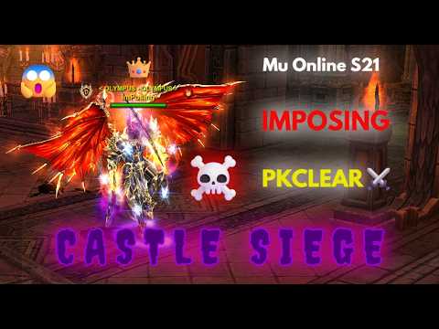 Castle Siege MU Online S21 ⚔️TEST BM ImPosing 👑 Dominando PvP y PK Masivo 💀⚔️