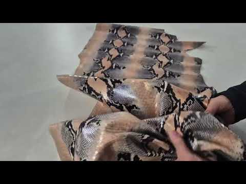 SNAKE PATTERN LEATHER 5733