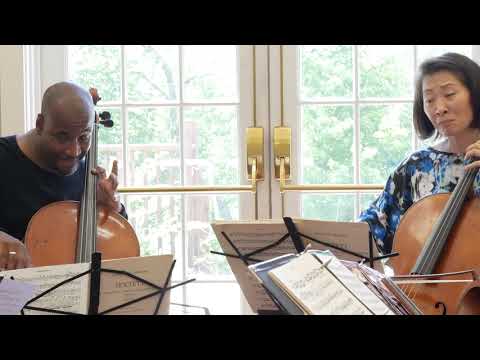 Brahms String Sextet No. 2 in G major, Op. 36, mvt 4 at the Apple Hill Center for Chamber Music