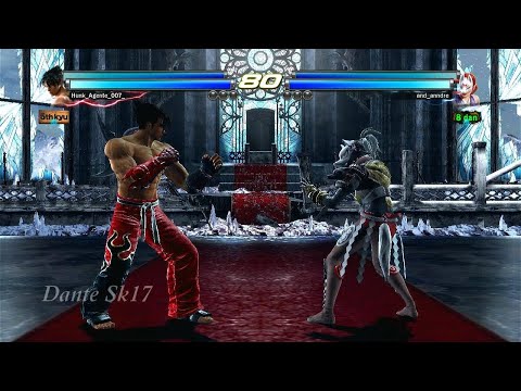 21 D  Jin y Devil Jin VS (and_anndre) Kunimitsu y Zafina - Tekken Tag 2 ( Dante Sk17 ) PS3