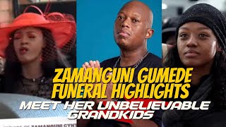 Mampintsha’s Mother’s Funeral, Grandkids give a touching message