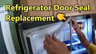 How to Replace Refrigerator Door Gasket or Seal - GE Profile