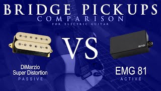 Video thumbnail for DiMarzio SUPER DISTORTION vs EMG 81 - Bridge Guitar Pickup Comparison Tone Demo by Mike Stamper