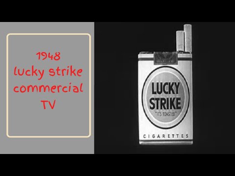 Thumbnail for AMAZING RARE FOOTAGE : Lucky Strike Cigarette Commercial -1948 by video, Van, vide