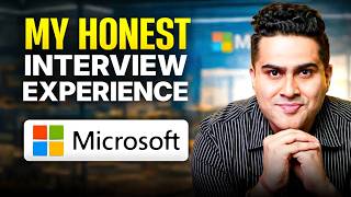 My HONEST Microsoft Interview Experience - Full Interview Experience + DSA, LLD & System Design
