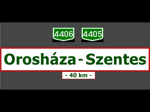 Roads 4406 & 4405: Orosháza - Szentes (Apr. 9, 2018)