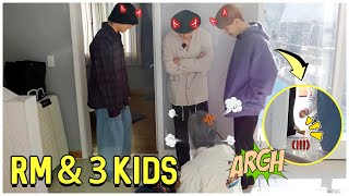 Namjoon And His 3 Annoying Kids - RM Vs MaknaeLine