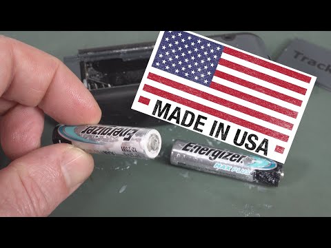 EEVblog #1349 - Energizer Battery Leakage - MADE IN USA!