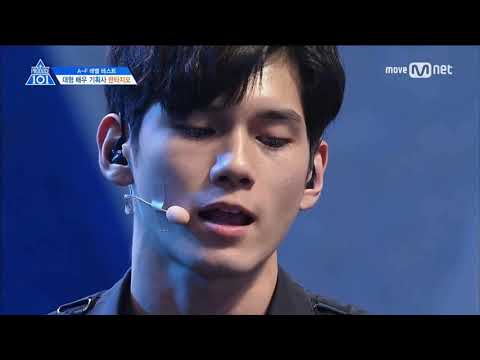Ong Seong Woo King Dance Poppin moment in Produce 101 Season 2 Dance Song Bruno Mars