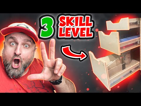 Von Anfänger bis Expert Level - drei Wege Schubladen zu bauen