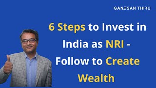 6 steps to invest in Mutual funds in India as NRI - Which Account is best - NRO/NRE