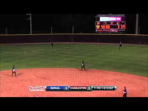 2.14.14 Softball vs. Depaul Highlights