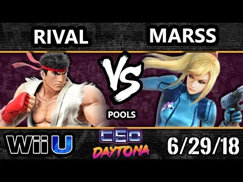 CEO 2018 Smash 4 - GOTE | Rival (Ryu) Vs. Marss (ZSS) Wii U - Pools