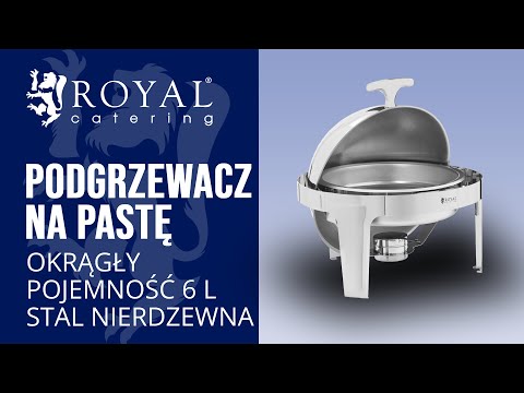 Video - Podgrzewacz na pastę - okrągły - 6 l