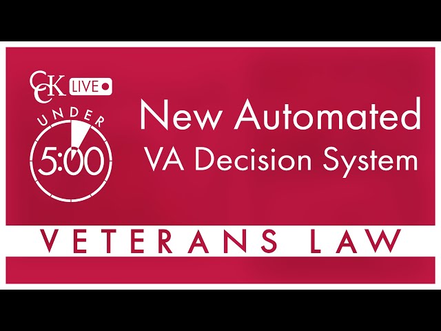 New Automated VA Claim Decision System: Hypertension Claims