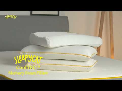 Memory foam pillow contour cooltec memory foam pillow