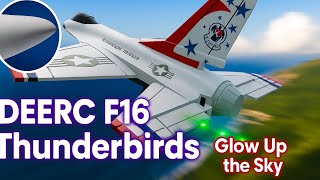 DEERC F16 Thunderbirds RC Plane – Unboxing & Maiden Flight!