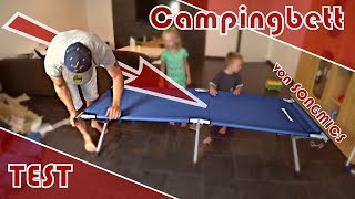 Campingbett │ Feldbett │ Test │ Unboxing │ Aufbau │ SONGMICS
