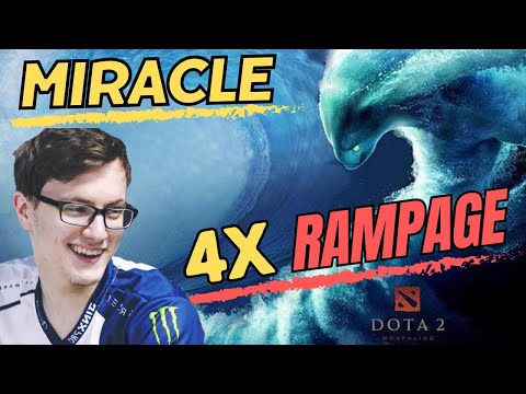 Miracle Quad Rampage 😲 | Dota 2