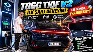 TOGG T10F V2 İlk Şarj Gerçek Deneyim | Yeni LFP Batarya, %100 Şarj ve  Ekran Sor