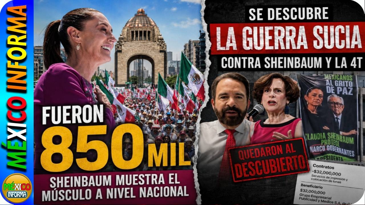 DESCUBREN RED DE BOTS Y TROLLS DETRÁS DE LAS LONAS DEL EVENTO DE LA PRESIDENTA. 850 MIL LA APOYARON