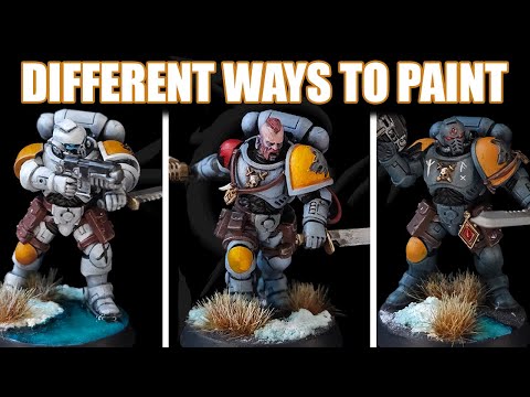 FIVE different Ideas to paint Space Wolves