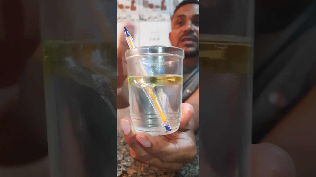 EXPERIMENTO DE REFRAÇÃO DA LUZ