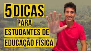 5️⃣ DICAS para estudantes de Educação Física !
