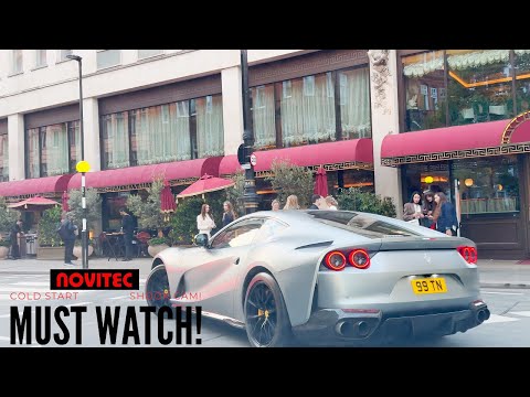*LOUDEST* Novitec Ferrari 812 Superfast DESTROYS London Streets! INSANE Reactions & Accelerations!