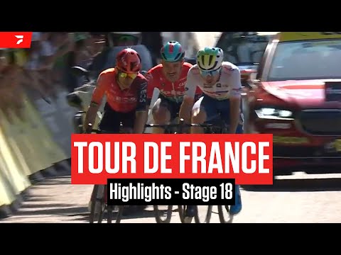 Tour de France 2024 Stage 18 Highlights