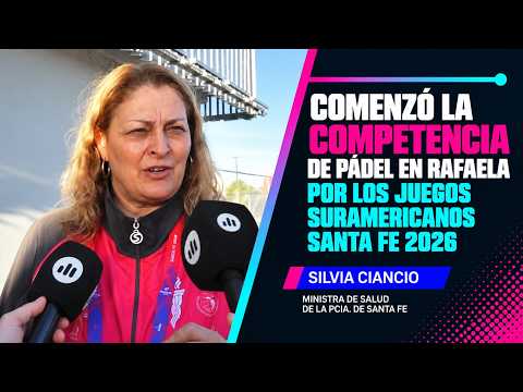 Comenzó la competencia de pádel en Rafaela por los Juegos Suramericanos Santa Fe 2026
