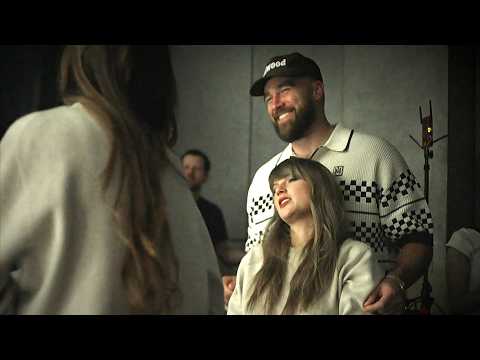 Travis Kelce VISITED Taylor Swift's Patient Zero Music Video Set
